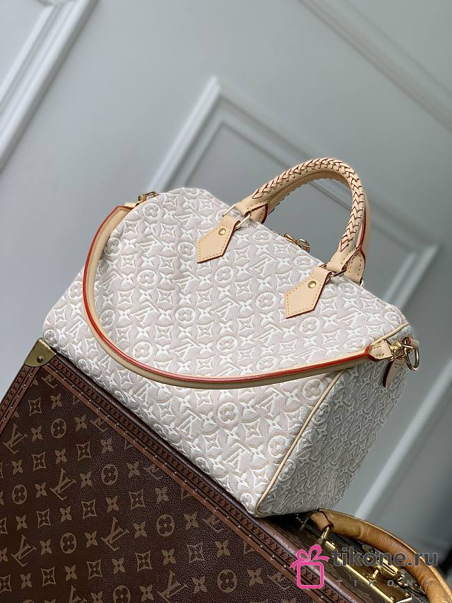 LV Speedy Soft 30 Monogram Emblème Peuplier M28479 - 30x21x17cm - 1