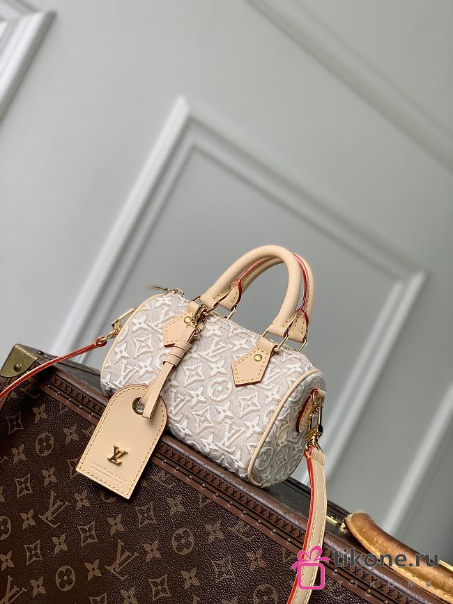 LV Nano Speedy Monogram Emblème Peuplier M28502 - 16x12.5x10cm - 1