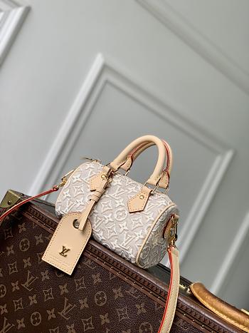 LV Nano Speedy Monogram Emblème Peuplier M28502 - 16x12.5x10cm