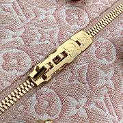 LV Speedy Bandoulière 20 Monogram Emblème Rose Ruban M2A039 - 20.5x13.5x12cm - 5