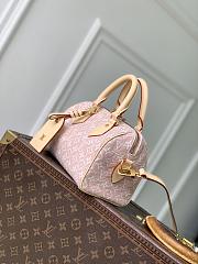 LV Speedy Bandoulière 20 Monogram Emblème Rose Ruban M2A039 - 20.5x13.5x12cm - 4