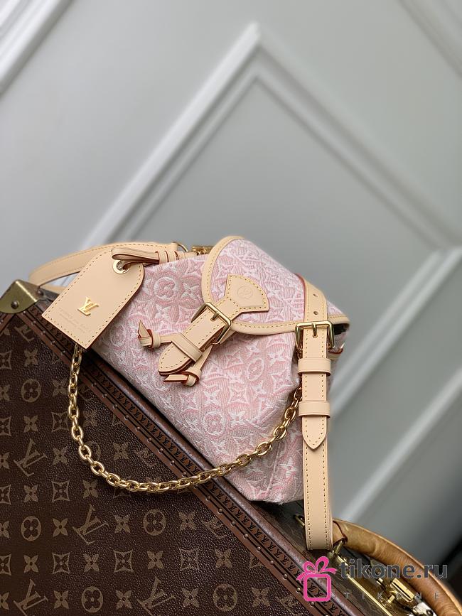 LV Odyssee PM Monogram Emblème Rose Ruban M29974 - 27x17x12cm - 1