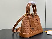 LV Alma BB Minigram Calfskin Leather Noisette M29491 - 23.5x17.5x11.5cm - 6