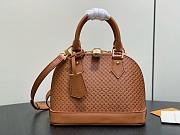 LV Alma BB Minigram Calfskin Leather Noisette M29491 - 23.5x17.5x11.5cm - 4