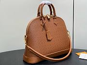 LV Alma MM Soft Minigram Calfskin Leather Noisette M28517 - 37x28x13.5cm - 3