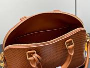 LV Alma MM Soft Minigram Calfskin Leather Noisette M28517 - 37x28x13.5cm - 2