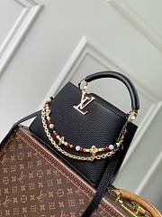 LV Capucines BB Taurillon Leather Black M28455 - 27x19x9cm - 1