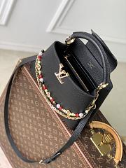 LV Capucines BB Taurillon Leather Black M28455 - 27x19x9cm - 6