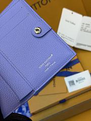 LV Lisa Wallet Monogram Empreinte Blue Frost M26518 - 11.5x9x1.5cm - 6