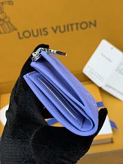 LV Lisa Wallet Monogram Empreinte Blue Frost M26518 - 11.5x9x1.5cm - 5