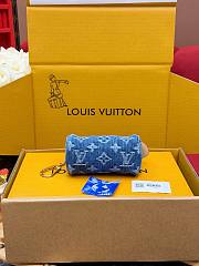 LV Trousse Speedy Blue Denim M27604 - 11x7.5x6cm - 3