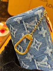 LV Trousse Speedy Blue Denim M27604 - 11x7.5x6cm - 5