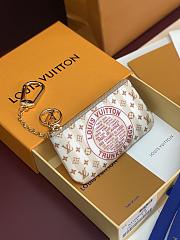 LV Key Pouch Stamp Nude Pink M29023 - 12x7x1.5cm - 3