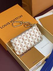 LV Key Pouch Stamp Nude Pink M29023 - 12x7x1.5cm - 6