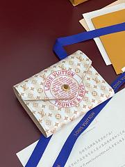 LV Victorine Wallet Stamp Nude Pink M29024 - 12x9.5x2.5cm - 5