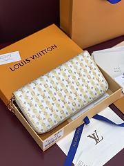 LV Zippy Wallet Stamp Banana M28463 - 21x10x2.5cm - 6
