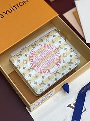 LV Charms Pocket Wallet Stamp Banana M29033 - 9x10x2.5cm - 2