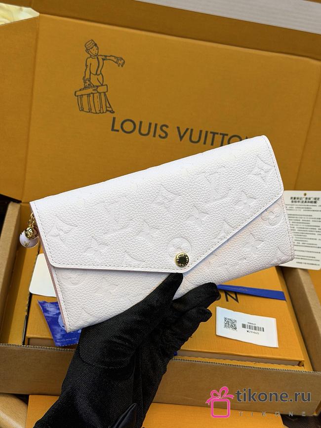 LV Sarah Wallet Monogram Empreinte Sweet Lavender M29465 - 19x10.5x2.5cm - 1