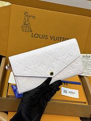 LV Sarah Wallet Monogram Empreinte Sweet Lavender M29465 - 19x10.5x2.5cm - 4