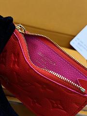 LV Romy Card Holder Blood Orange M28984 - 12x8x0.8cm - 2