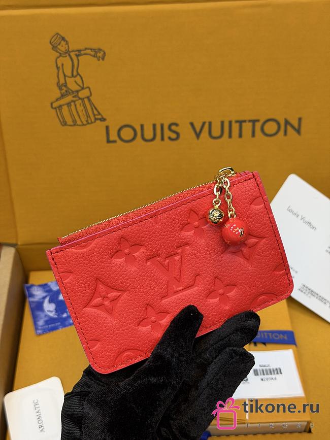 LV Romy Card Holder Blood Orange M28984 - 12x8x0.8cm - 1