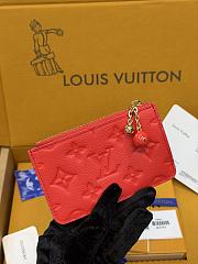 LV Romy Card Holder Blood Orange M28984 - 12x8x0.8cm - 1