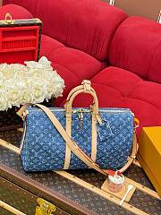 LV Keepall Bandoulière 45 Monogram Denim M27943 - 45x27x20cm - 1