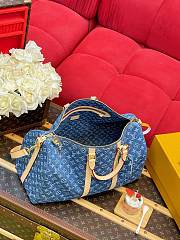LV Keepall Bandoulière 45 Monogram Denim M27943 - 45x27x20cm - 6