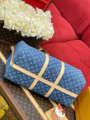 LV Keepall Bandoulière 45 Monogram Denim M27943 - 45x27x20cm - 4