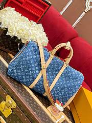 LV Keepall Bandoulière 45 Monogram Denim M27943 - 45x27x20cm - 3