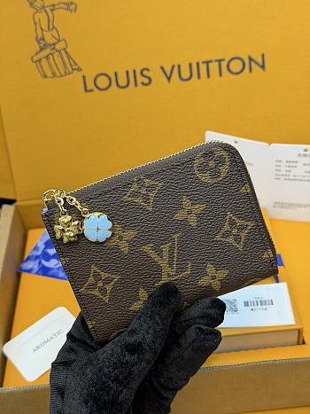 LV Noa Compact Wallet Monogram Blue M27768 - 11x8.5x1.5cm