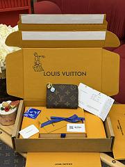 LV Noa Compact Wallet Monogram Blue M27768 - 11x8.5x1.5cm - 3