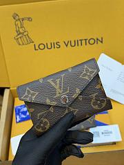 LV Kirigami Card Holder Monogram Canvas Sari Red M12864 - 11x7.5x1.5cm - 4