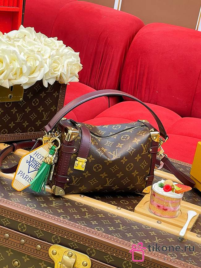 LV Side Trunk MM Monogram Ebene M28569 - 23.5x16x8.5cm - 1
