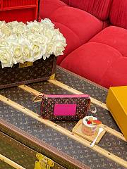 LV Pochette Accessoires Monogram Perfo/Pop Crush Pink M29001 - 23.5x13.5x4cm - 3