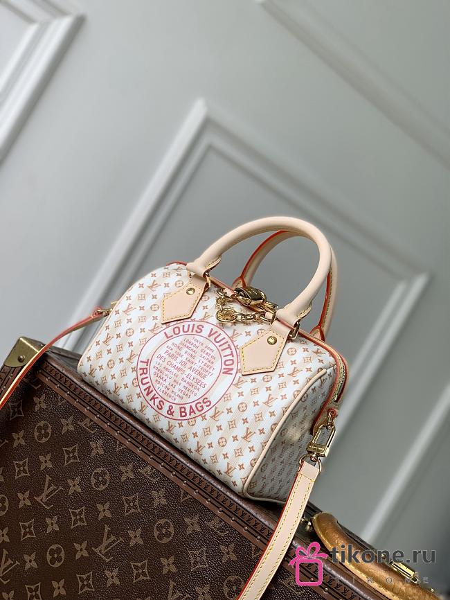 LV Speedy Bandoulière 20 Stamp Nude Pink M29459 - 20.5x13.5x12cm - 1