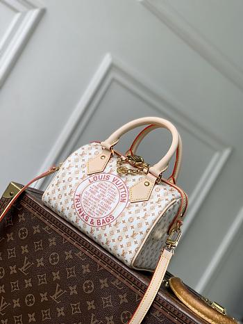 LV Speedy Bandoulière 20 Stamp Nude Pink M29459 - 20.5x13.5x12cm