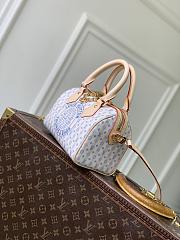 LV Speedy Bandoulière 20 Stamp Blue M28668 - 20.5x13.5x12cm - 6