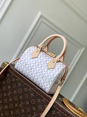 LV Speedy Bandoulière 20 Stamp Blue M28668 - 20.5x13.5x12cm - 4