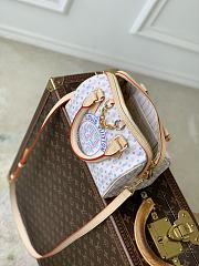 LV Speedy Bandoulière 20 Stamp Blue M28668 - 20.5x13.5x12cm - 2