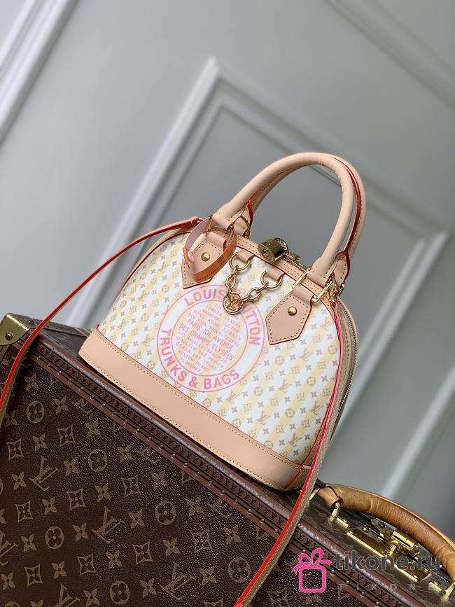 LV Alma BB Stamp Banana M28672 - 23.5x17.5x11.5cm - 1