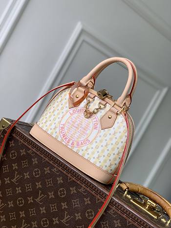 LV Alma BB Stamp Banana M28672 - 23.5x17.5x11.5cm