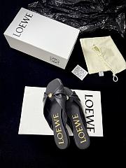 Loewe Pebble Soft Slide in Nappa Lambskin Black - 2