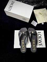 Loewe Pebble Soft Slide in Nappa Lambskin Black - 3