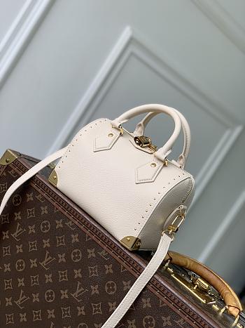 LV Speedy Trunk 20 Calfskin Leather Almond M29876 - 20.5x13.5x11cm