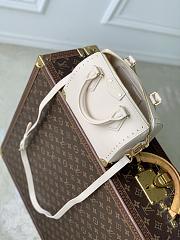 LV Speedy Trunk 20 Calfskin Leather Almond M29876 - 20.5x13.5x11cm - 2
