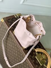 LV Nano Noé Trunk Calfskin Leather Rose Petal M2A067 - 17x15x8cm - 3