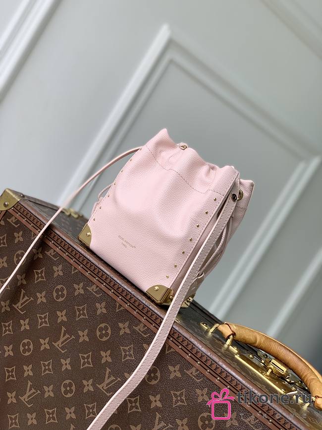 LV Nano Noé Trunk Calfskin Leather Rose Petal M2A067 - 17x15x8cm - 1
