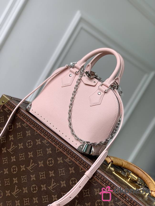 LV Alma Trunk BB Calfskin Leather Petal Pink M2A301 - 22x19x11cm - 1