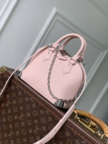 LV Alma Trunk BB Calfskin Leather Petal Pink M2A301 - 22x19x11cm